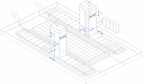FB160X2 Oppposed CNC Floor-type Boring Machine